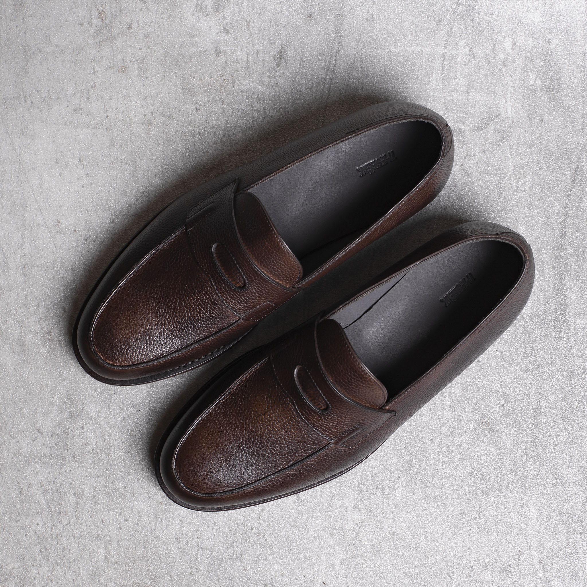 LOAFERS · 0647 Grain leather Toffee 1