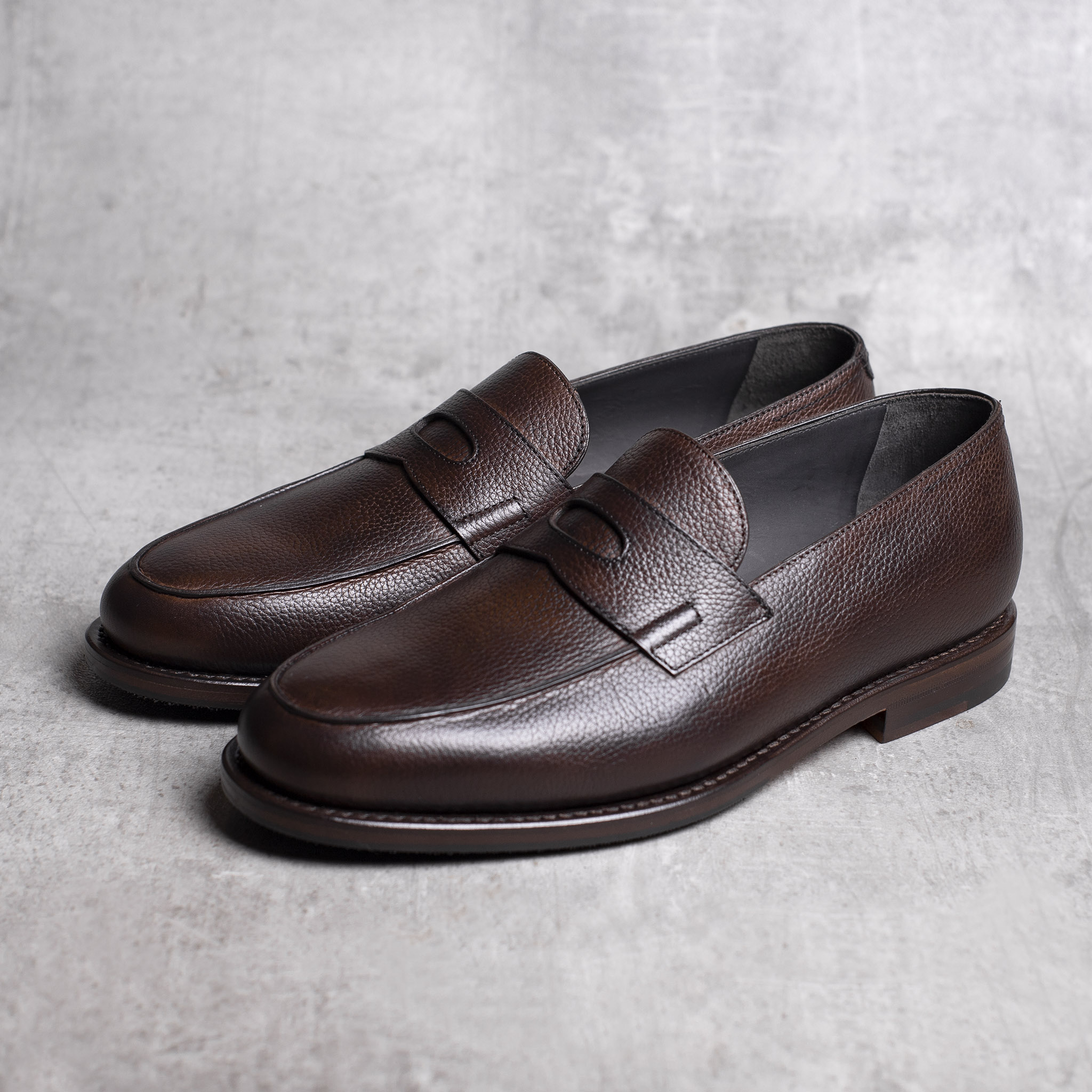 LOAFERS · 0647 Grain leather Toffee 2