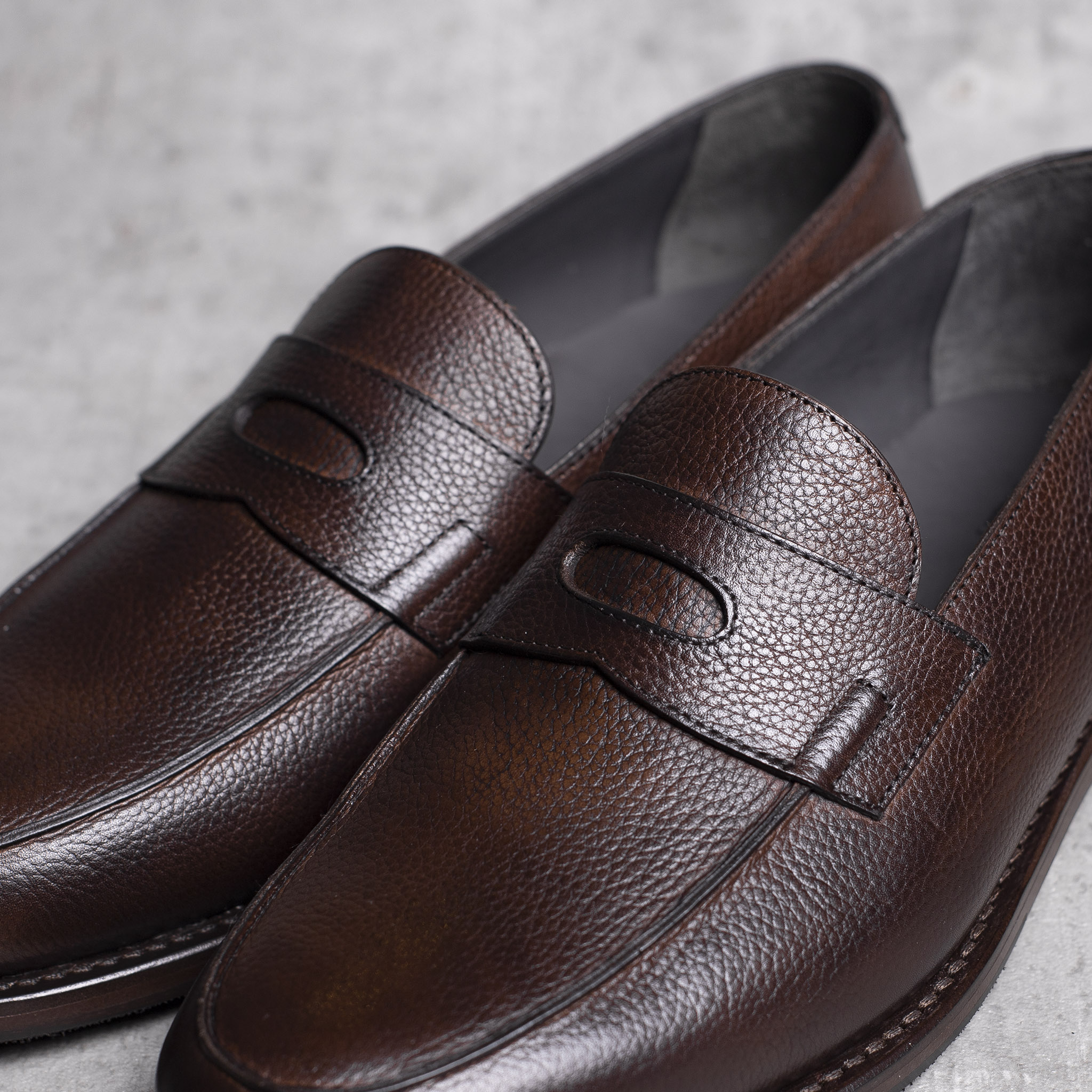 LOAFERS · 0647 Grain leather Toffee 6