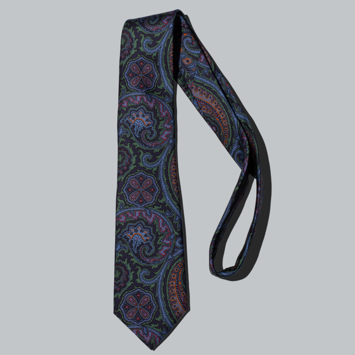 Printed Silk Tie – 0204 The Seëlk – 1