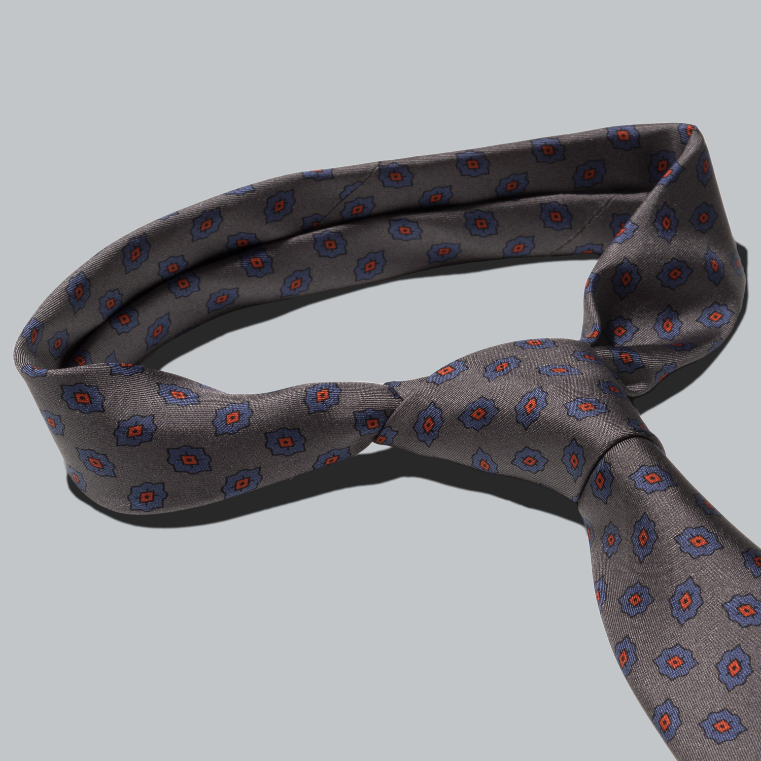 Printed Silk Tie – 0710 The Seëlk – 3
